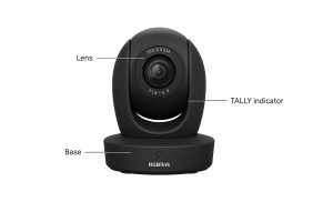Cámara PTZ RGBlink VUE – Zoom Óptico 20X, Full HD, PoE, Soporte NDI