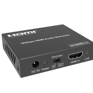 Repetidor HDMI 18 Gbps con Extractor de Audio