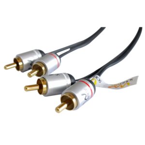 Cable de Audio RCA Estéreo Macho-Macho 1.8 m