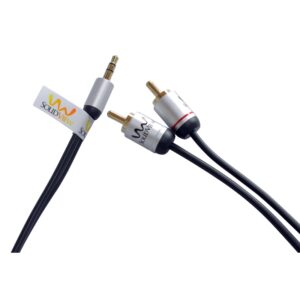 Cable de Audio RCA Estéreo a Mini Plug 3.5 mm | 1.8 m | Alta Fidelidad