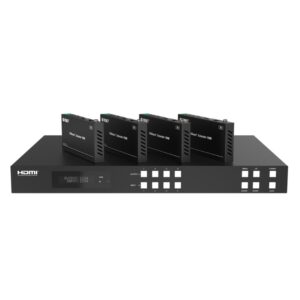 Matriz HDMI 2.0b 4X4 HDBaseT (150m) – Alta Calidad y Versatilidad