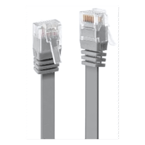 Cable Plano de Red CAT6 U/UTP | 1M | Alta Velocidad y Diseño Compacto