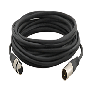 Cable XLR Balanceado Cuádruple Macho a Hembra (15 pies / 4.5 metros)