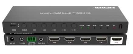 SWITCHE MULTIVIEW 4X1 4K30Hz SIN CORTE SOLIDVIEW