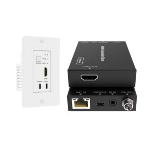 KIT Switch extensor HDMI/USB-C Alt-Mode en placa de pared