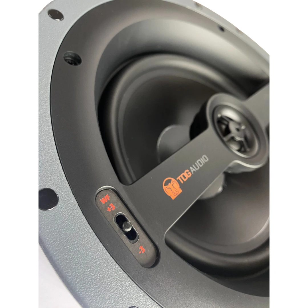 Parlante de Techo NFC-81 | Woofer 8″, Tweeter Pivotante, Diseño sin Bridas