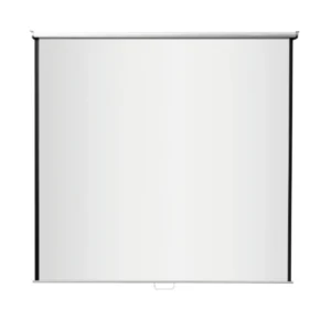 Telón Manual de 106” (2.35m x 1.32m) – Formato 16:9, Bloqueo Automático