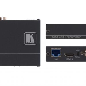 Transmisor 4K60 4:2:0 HDMI HDCP 2.2 con RS–232 e IR sobre HDBaseT de largo alcance