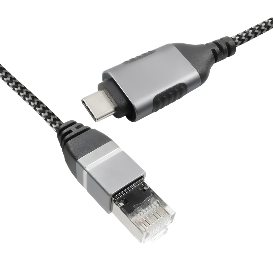 Cable Ethernet USB-C 3.1 a RJ45 Gigabit | 2.0 Metros - Imagen 2