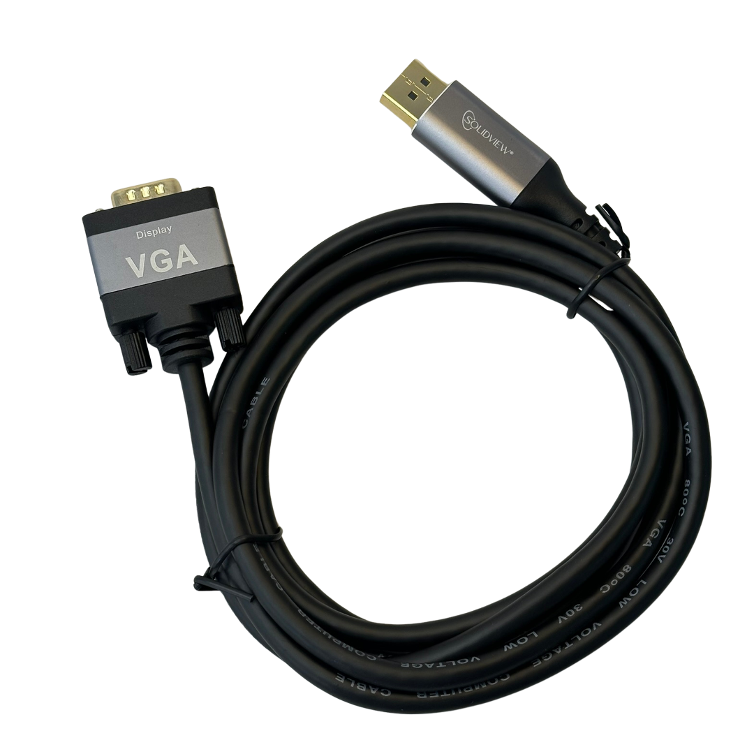 Cable Convertidor Activo DisplayPort a VGA | 2.0 Metros - Imagen 3
