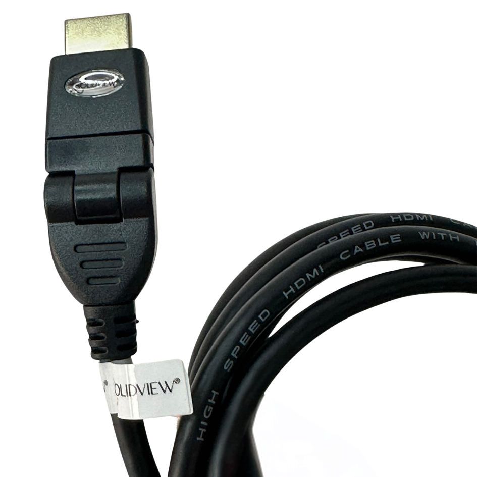 Cable HDMI 2.0 con Conector Giratorio 180° 4K 60Hz HDR - 1.8 Metros | HDCP 2.2 | ARC | - Imagen 3