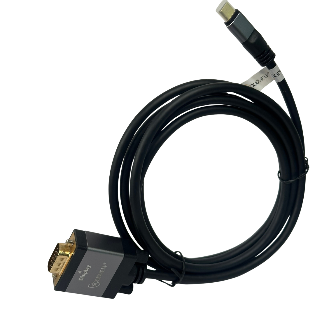 Cable Activo USB-C a VGA Full HD 1080p - 2.0 Metros - Imagen 2