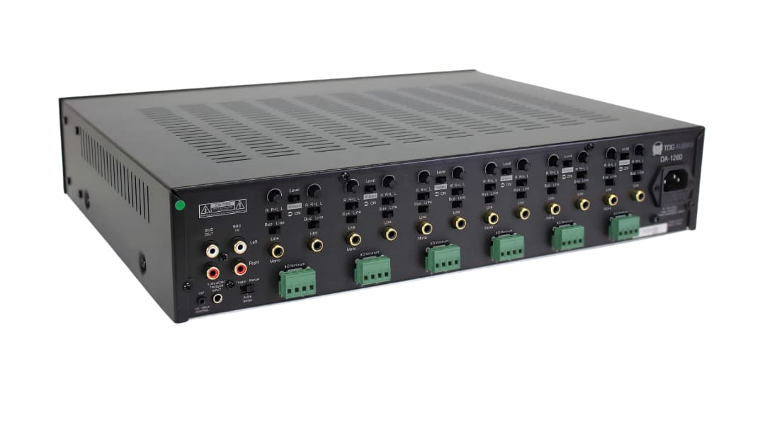 AMPLIFICADOR TDG Audio DE 12 CANALES DA1260 AMPLIFICADOR DIGITAL
