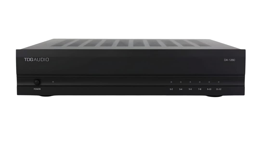 AMPLIFICADOR TDG Audio DE 12 CANALES DA1260 AMPLIFICADOR DIGITAL