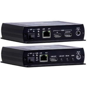 Extensor KVM HDMI/USB/Audio/IR/RS-232 sobre Cat5e/Cat6 y Fibra Óptica