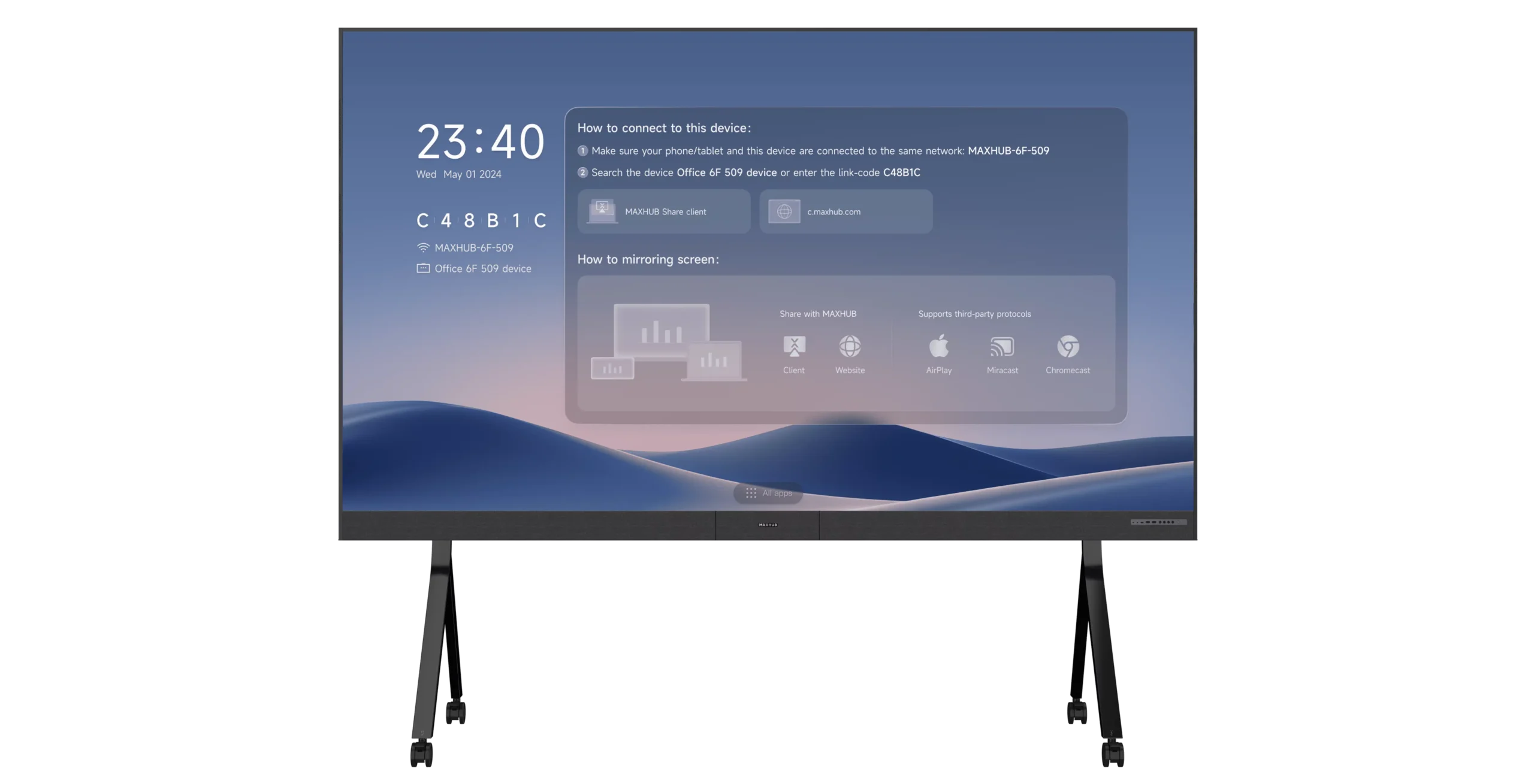 Pantalla LED Integrada MAXHUB Serie V3 De 220"