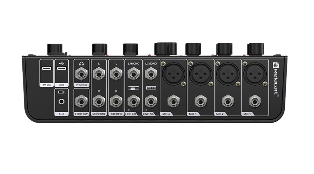 Mezclador digital de audio 8x6