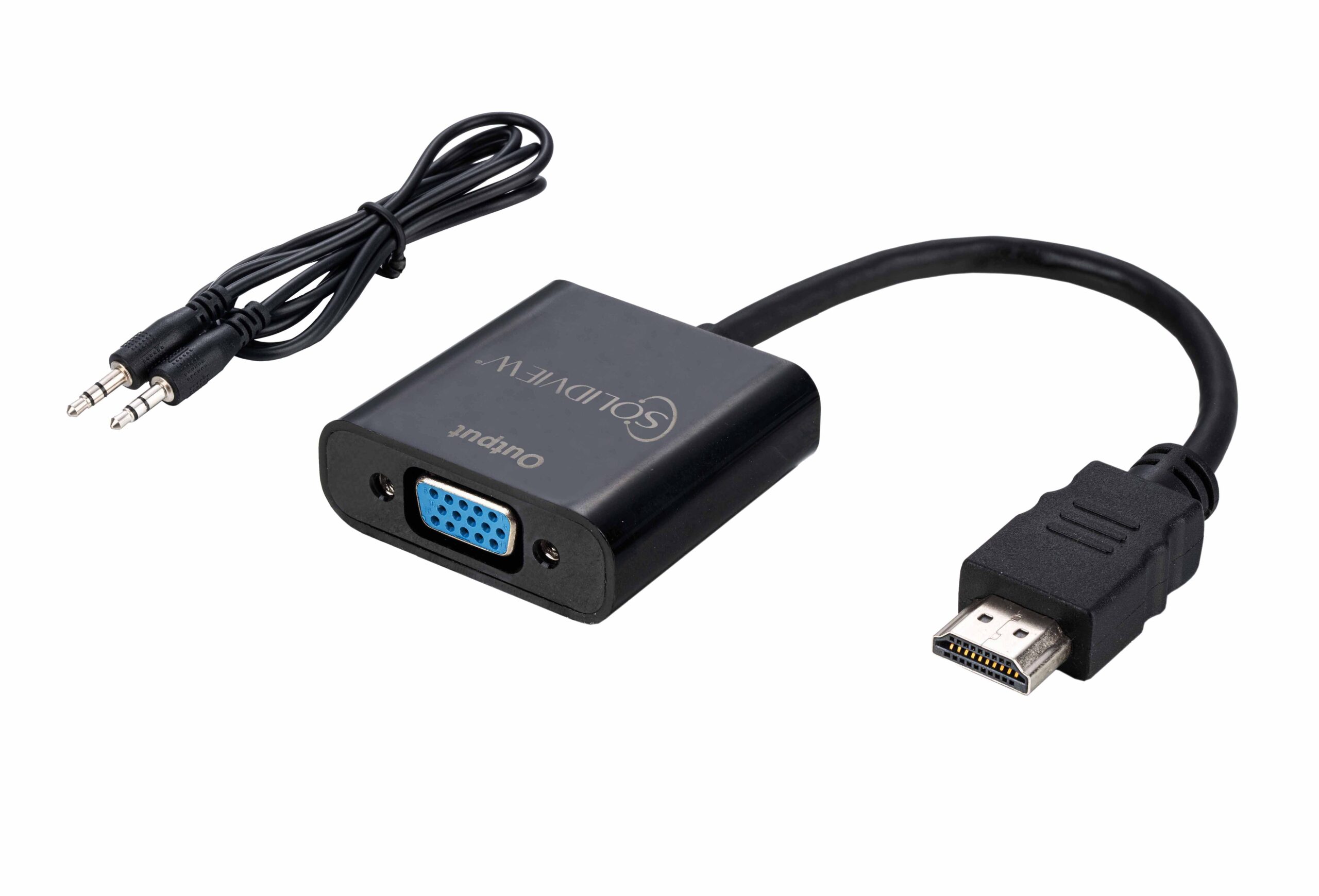 Convertidor HDMI a VGA con Salida de Audio 3.5 mm Full HD 1080p | Plug & Play - Imagen 2