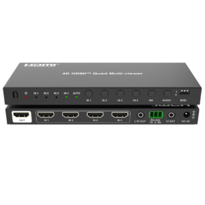 Switch Multi-View HDMI 4x1 4K 30Hz sin corte