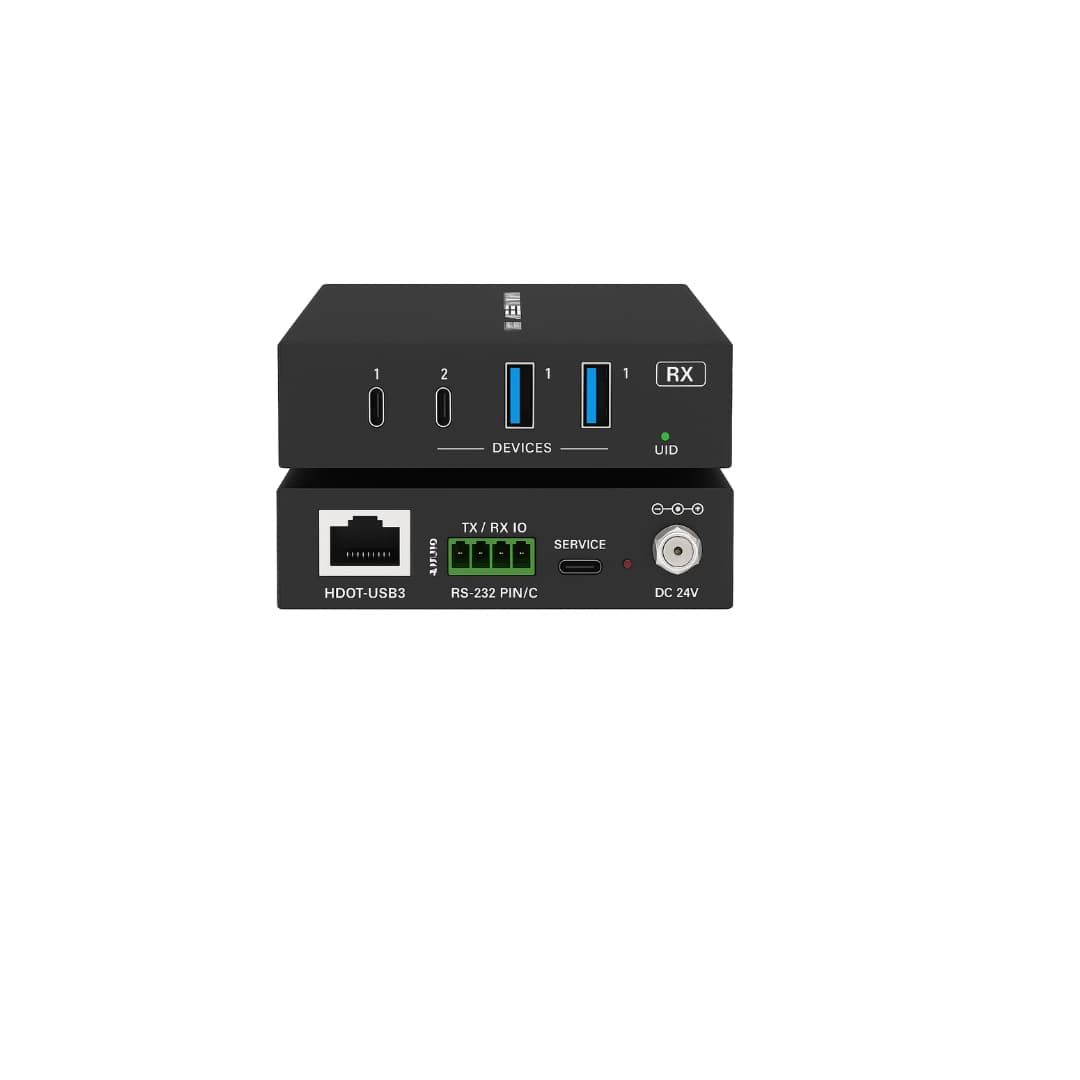 Extensor De Señal Por USB 3.2 a 100 Metros Con Entrada USB-C