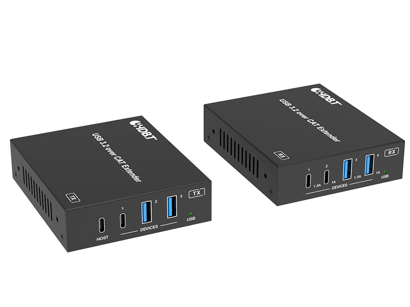 Extensor USB 3.2 gen 1 hasta 100 metros sobre Cat6a con USB-C