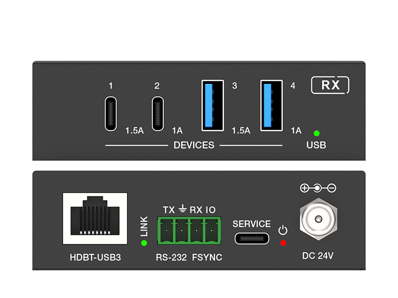 Extensor USB 3.2 gen 1 hasta 100 metros sobre Cat6a con USB-C - Imagen 4