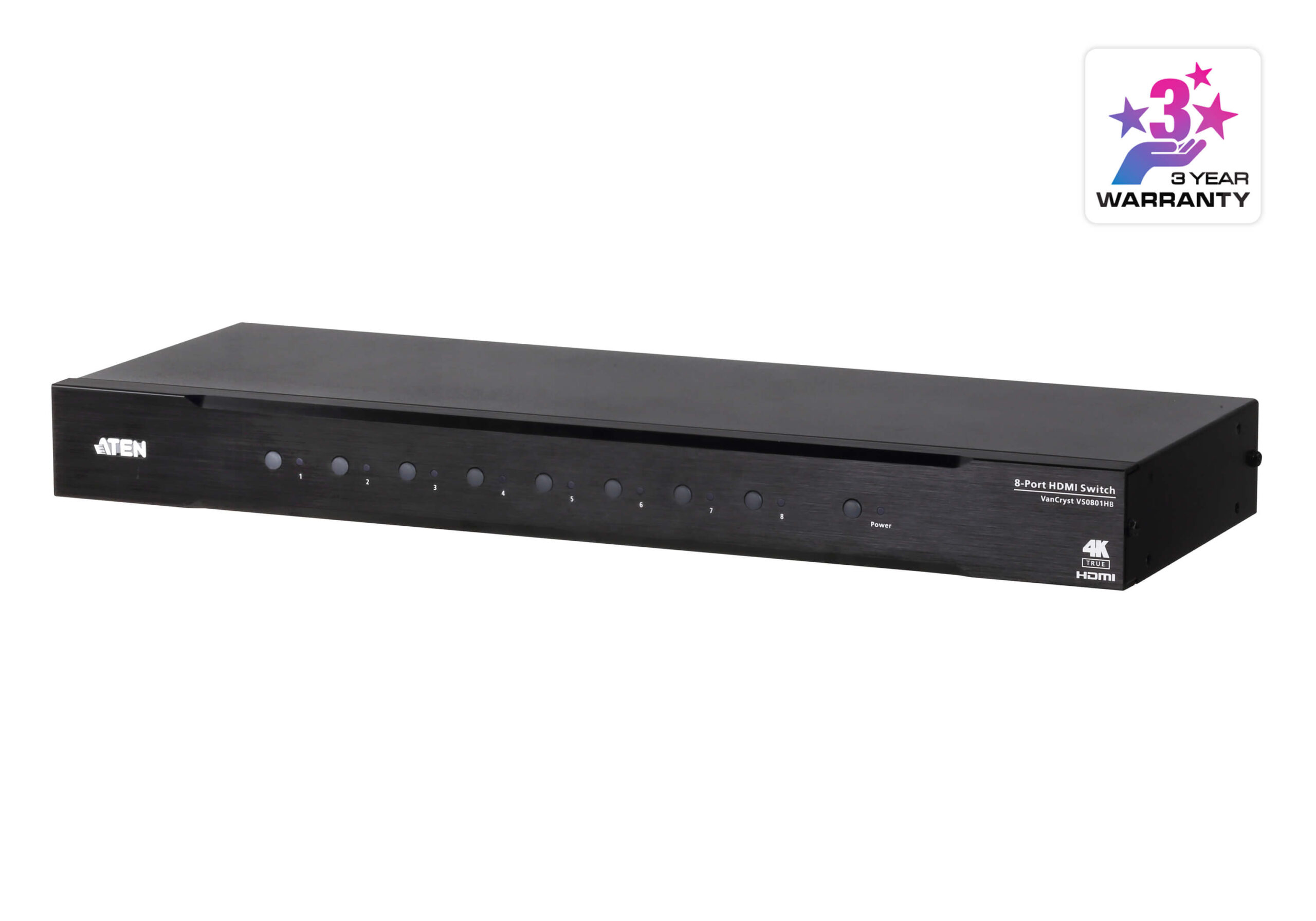 SWITCHE HDMI 8X1 RS232. ATEN, VS0801HB