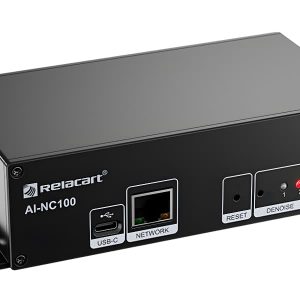 AI-NC100 – Procesador de Audio Con Cancelación de Ruido Por IA / De-Reverberación / AEC / Supresión de Feedback