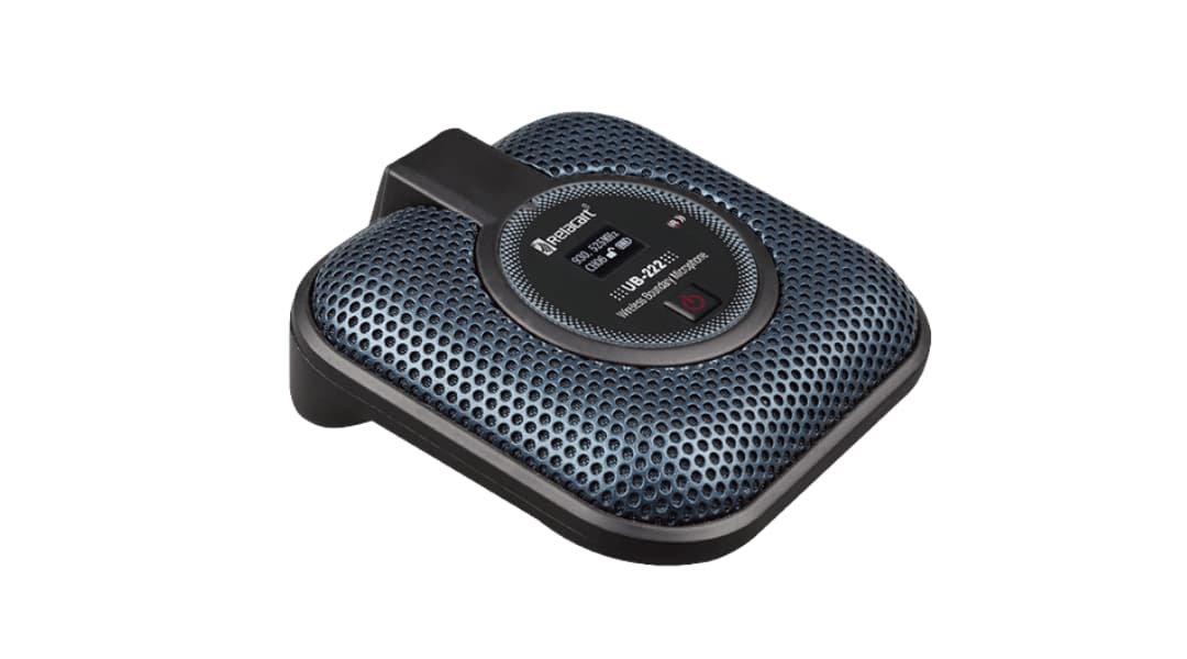 Kit de Conferencia Relacart – Mezclador Automático Inalámbrico WAM-432 con Micrófonos UH-222, TSG-200 y UB-222