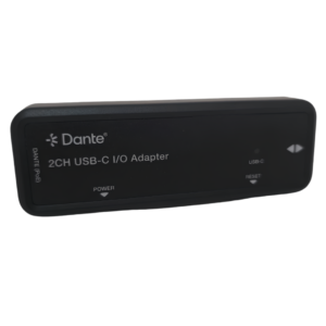 Adaptador Dante a USB-C de 2 Canales Dante con PoE