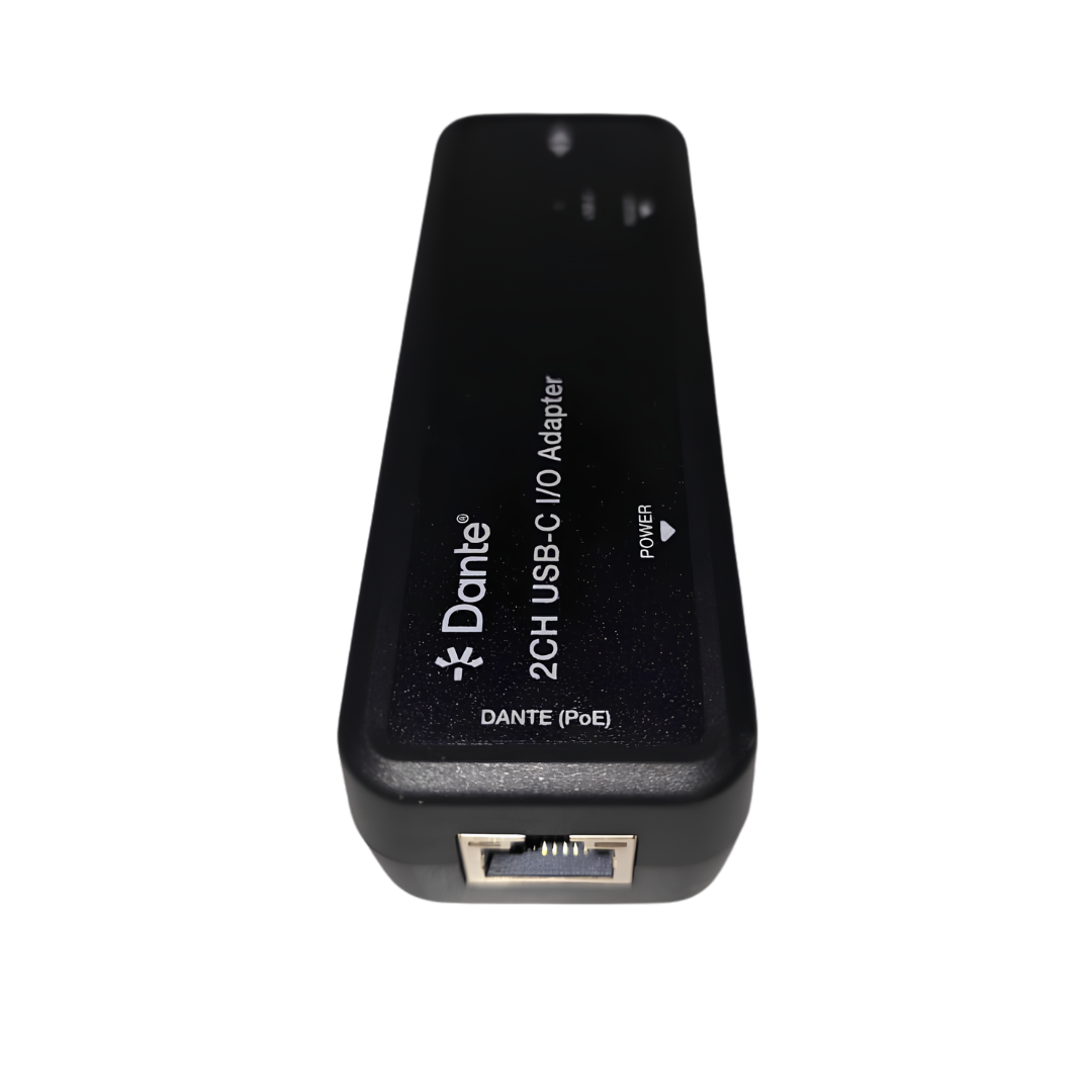 Adaptador Dante a USB-C de 2 Canales Dante con PoE - Imagen 2