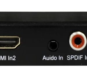 Switch HDMI 2×1 / Splitter 1×2 HDMI 2.0 con Extractor de Audio y Desescalador 4K@60Hz