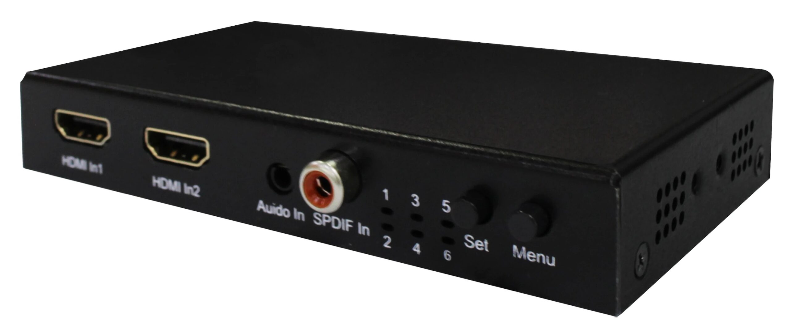 Switch HDMI 2×1 / Splitter 1×2 HDMI 2.0 con Extractor de Audio y Desescalador 4K@60Hz - Imagen 3