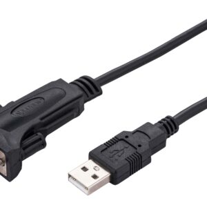 Convertidor USB 2.0 a RS232 DB9 para PLC, Routers y Automatización Industrial