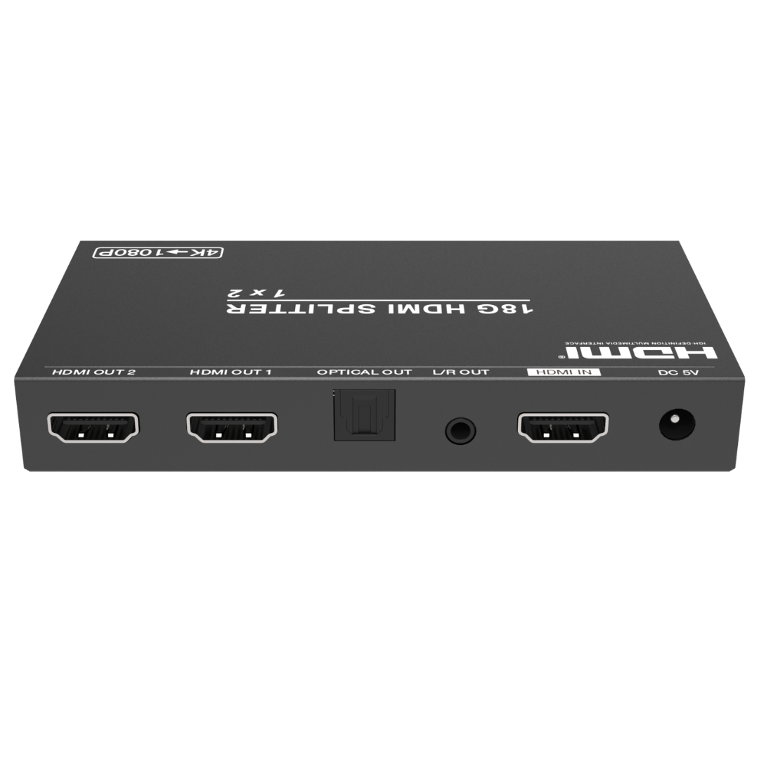 Mini Distribuidor HDMI 1x2 4K 60Hz - Imagen 2