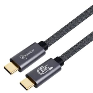 Cable USB-C a USB-C - USB4 80 Gbps, 240 W, 8K y DisplayPort 2.1